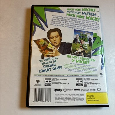 The Mask / Son of the Mask (DVD, 1994) Jim Carrey Region 4