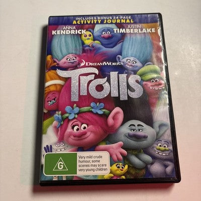 Trolls (DVD, 2016) Anna Kendrick, John Cleese, Justin Timberlake Region 4