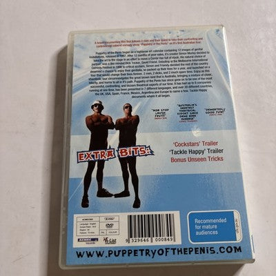 Puppetry Of The Penis - Are Tackle Happy (DVD, 2000) All Regions