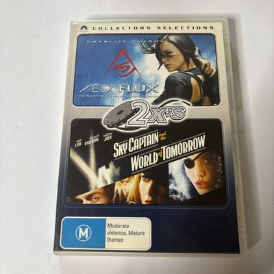 Aeon Flux: The Movie / Sky Captain and the World of Tomorrow (DVD) Region 4 NEW