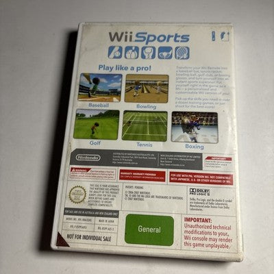 Wii Sports (Nintendo Wii, 2006) PAL