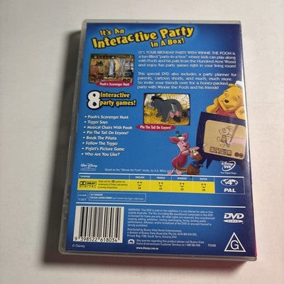 It's Your Birthday Party with Winnie the Pooh (DVD, 2003) Disney Region 4