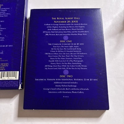 Concert for George Harrison (DVD, 2002) All Regions