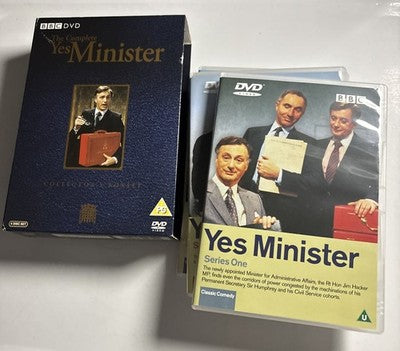 Yes Minister - Yes Prime Minister Complete Boxset (DVD, 1980) Region 4,2