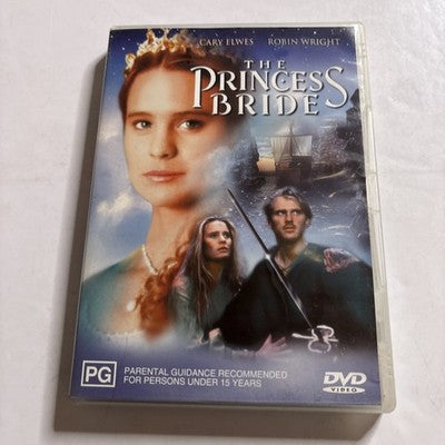 The Princess Bride (DVD, 1987) Cary Elwes, Robin Wright Region 4