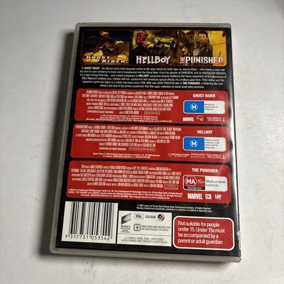 Ghost Rider / Hellboy / The Punisher (DVD) Nicholas Cage Region 4