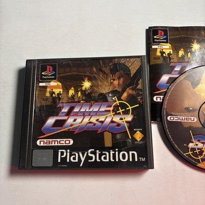 Time Crisis (Sony PlayStation 1, 1997) Manual PAL