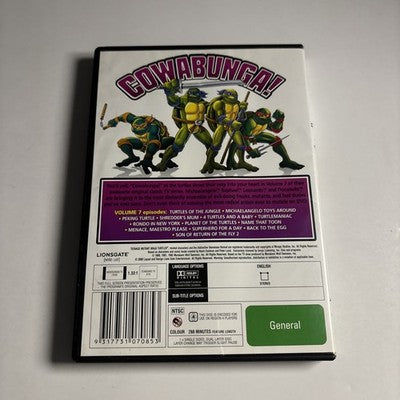 Teenage Mutant Ninja Turtles : Vol 7 (DVD, 2006) Region 4