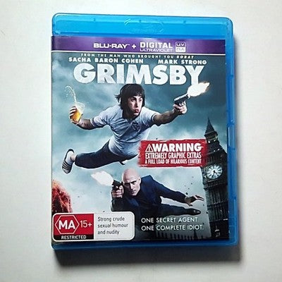 Grimsby (Blu-ray, 2016) Sacha Baron Cohen, Rebel Wilson Region B