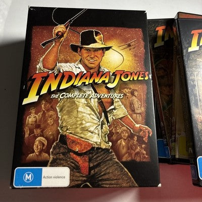 Indiana Jones - The Complete Adventures (DVD, 2017, 4-Disc) Region 4