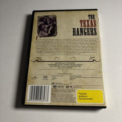 The Texas Rangers (DVD, 2002) Fred MacMurray, Jack Oakie Region 4,2
