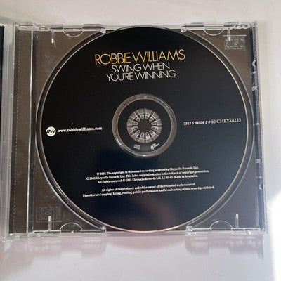 Robbie Williams – Swing When You're Winning (CD, 2001) Australia 7243 536826 2 0