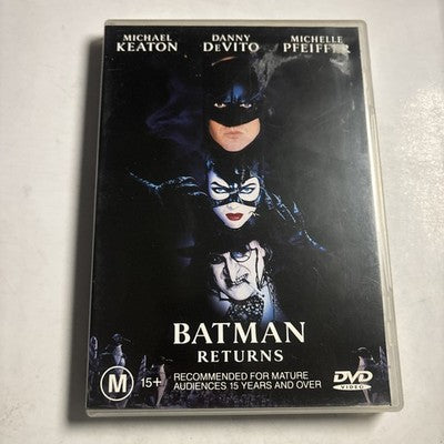 Batman Returns (DVD, 1992) Michael Keaton, Michelle Pfeiffer Region 4