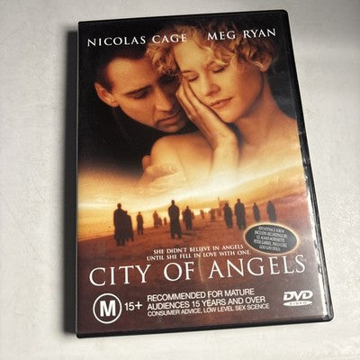 City of Angels (DVD, 1998) Nicholas Cage, Meg Ryan Region 4