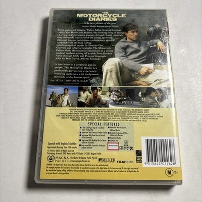 The Motorcycle Diaries (DVD, 2004) Rodrigo De La Serna, Region 4