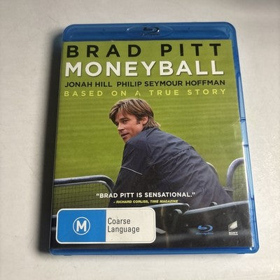 Moneyball (Blu-ray, 2011) Brad Pitt, Jonah Hill All Regions
