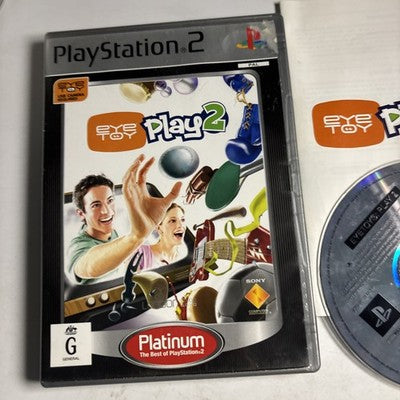 EYE TOY : Play 2 - PS2 Game in Case w/ Manual PAL