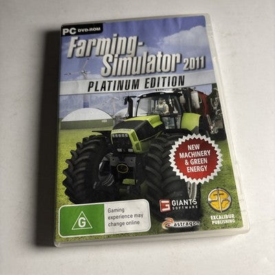Farming Simulator 2011 Platinum Edition PC CDROM Windows Game
