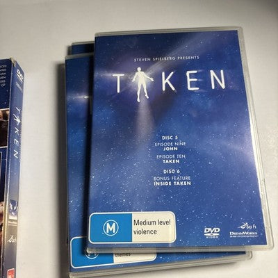 Taken (DVD, 1999, 6-Disc) Dennis Boutsikaris, Dabney Coleman Region 4