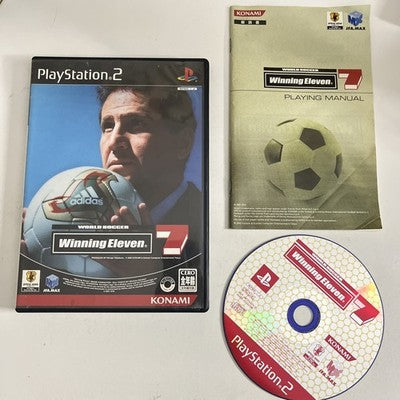 World Soccer Winning Eleven 7 PS2 Sony PlayStation 2 NTSC-J Japanese Complete