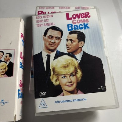 Doris Day: Lover Come Back / Pillow Talk / Send Me No Flowers (DVD) Region 4,2