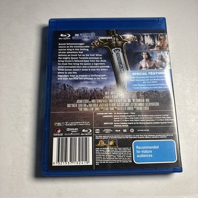 Conan the Destroyer (Blu-ray, 1984) Arnold Schwarzenegger Region B