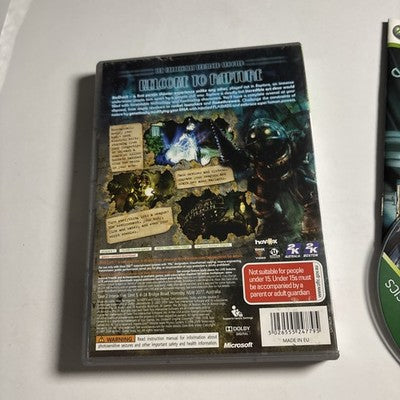 Bioshock Microsoft Xbox 360 Manual PAL