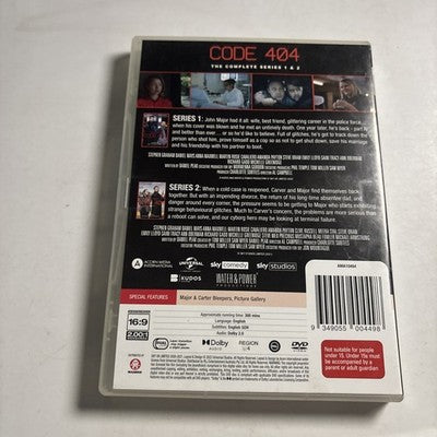 Code 404 : Series 1 & 2 (DVD, 2020) Region 4