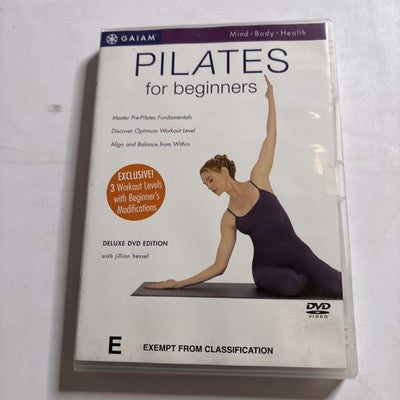 GAIAM: Pilates for Beginners (DVD, 2002) Jillian Hessel Region 4
