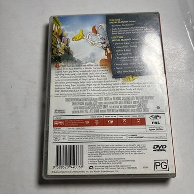 Who Framed Roger Rabbit (Special Edition, DVD, 1988) Bob Hoskins Region 4