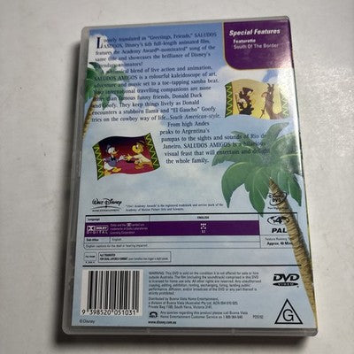 Saludos Amigos (DVD, 1943) Disney Region 4