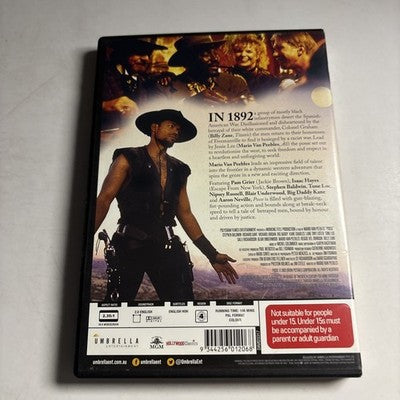Posse (DVD, 1993) Stephen Baldwin, Charles Lane, Billy Zane, Region 4