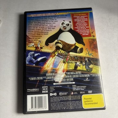 Kung Fu Panda (DVD, 2008) Jack Black Region 4