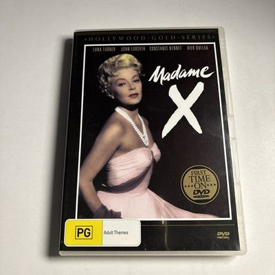 Madame X (DVD, 1966) Lana Turner, John Forsyth, Constance Bennet All Regions NEW