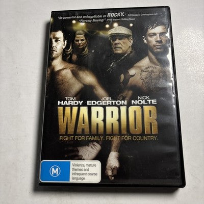 Warrior (DVD, 2011) Tom Hardy, Joel Edgerton, Nick Nolte Region 4