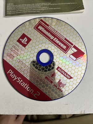 World Soccer Winning Eleven 7 PS2 Sony PlayStation 2 NTSC-J Japanese Complete