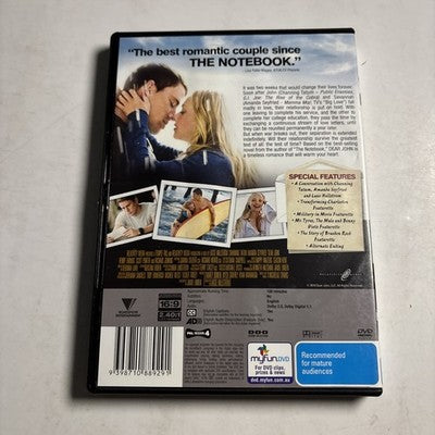 Dear John (DVD, 2010) Channing Tatum, Amanda Seyfried Region 4 NEW