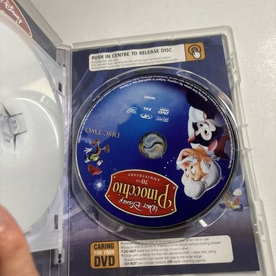 Pinocchio - Platinum Edition (DVD, 1940) Disney Region 4
