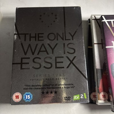 The Only Way Is Essex - Complete Series 1 2 3 (DVD, 2012, 8-Disc) Region 2
