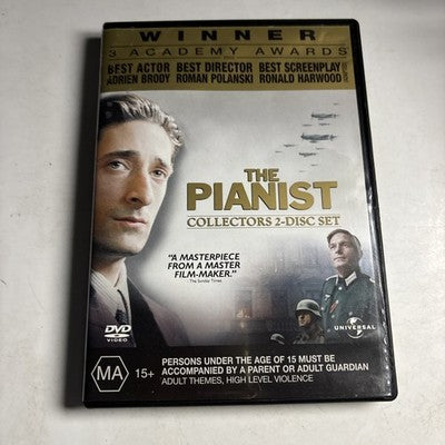 The Pianist (DVD, 2002) Adrien Brody Region 4