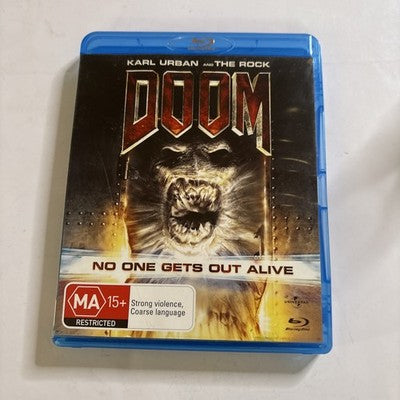Doom (Blu-ray, 2005) The Rock, Karl Urban Region B