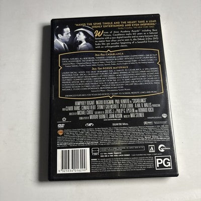 Casablanca (Special Edition, DVD, 1943) Humphrey Bogart, Ingrid Bergman Region 4