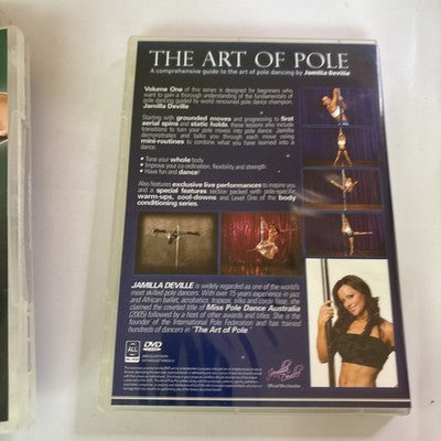 The Art Of Pole By Jamilla Deville Vol 1 2 3 (DVD) All Regions