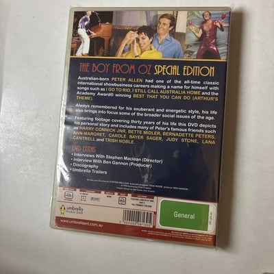 Peter Allen - The Boy From Oz - Special Edition (DVD, 1995) All Regions
