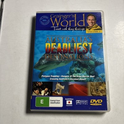 Grainger's World - Australia's Deadliest Destinations DVD All Regions NEW