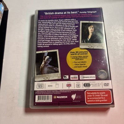Skins Complete Series 1 & 2 (DVD, 2007) Region 4