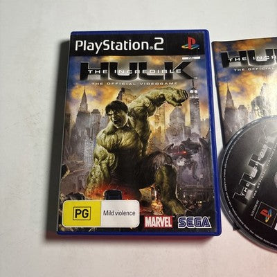 The Incredible Hulk -  PS2 PlayStation 2 Game Complete With Manual PAL