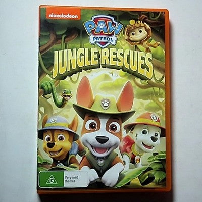 Paw Patrol - Jungle Rescues (DVD, 2017) Region 4 NEW