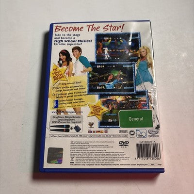 High School Musical Sing It (Playstation 2 PS2) Manual Pal