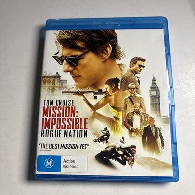 Mission Impossible - Rogue Nation (Blu-ray, 2015) Tom Cruise Region B